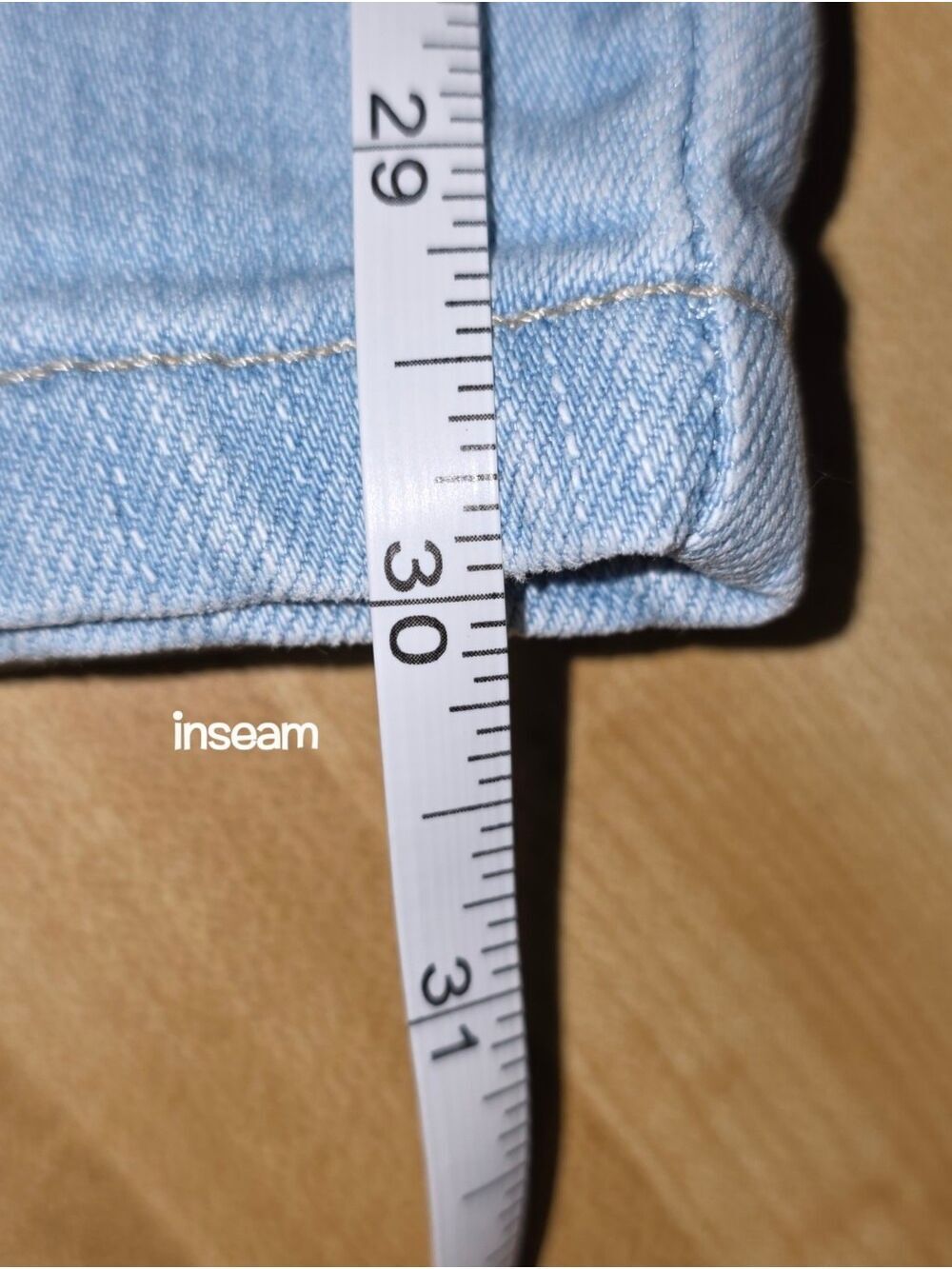 Gloria Vanderbilt Light Blue Straight Leg Jeans Size 16 #JEA7 - Picture 8 of 10